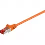 Cavo patch Wentronic Goobay CAT 6, S/FTP (PiMF), arancione, 10 m - LSZH senza alogeni, rame (93469)