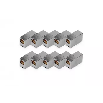 Digitus giunto modulare CAT 5e RJ45 10 pezzi dorato argento