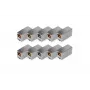 Digitus giunto modulare CAT 5e RJ45 10 pezzi dorato argento