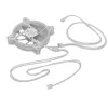 Ventola per case 120mm MODECOM VOLCANO APEX 120 ARGB bianca — ventola di raffreddamento ARGB 120mm
