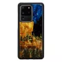 Custodia per cellulare iKins per Samsung Galaxy S20 Ultra — nera, modello 'Cafe Terrace'