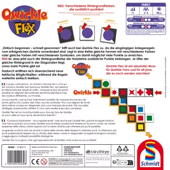Qwirkle Flex, gioco da tavolo