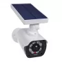 Telecamera di sorveglianza finta con pannello solare e luce LED SOL1800S CEE