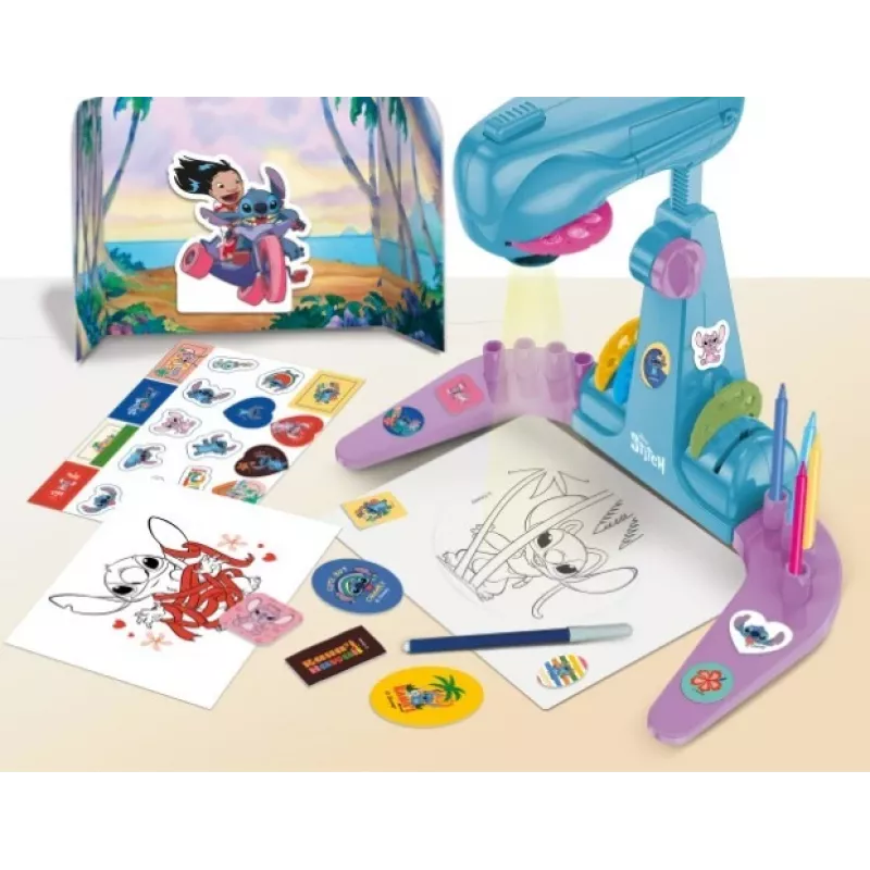 Stitch Proiettore set scolastico da disegno