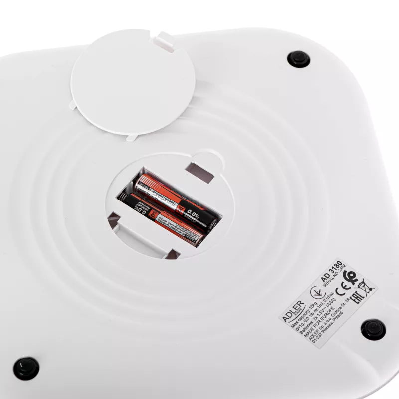 Bilancia da cucina Adler AD 3180 divisione 1 g LCD bianco