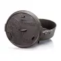 Petromax Pentola da fuoco ft6 con piedini, 5,7 L, ghisa, nero