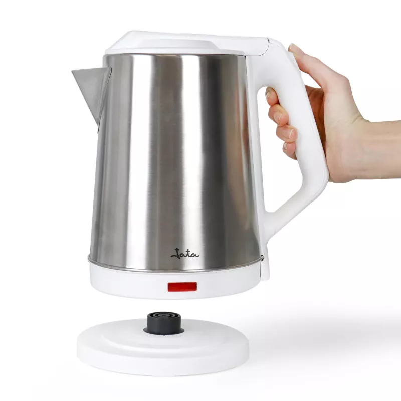 Jata JEHA1723 bollitore elettrico, 2 l, 1500 W, acciaio inox, bianco