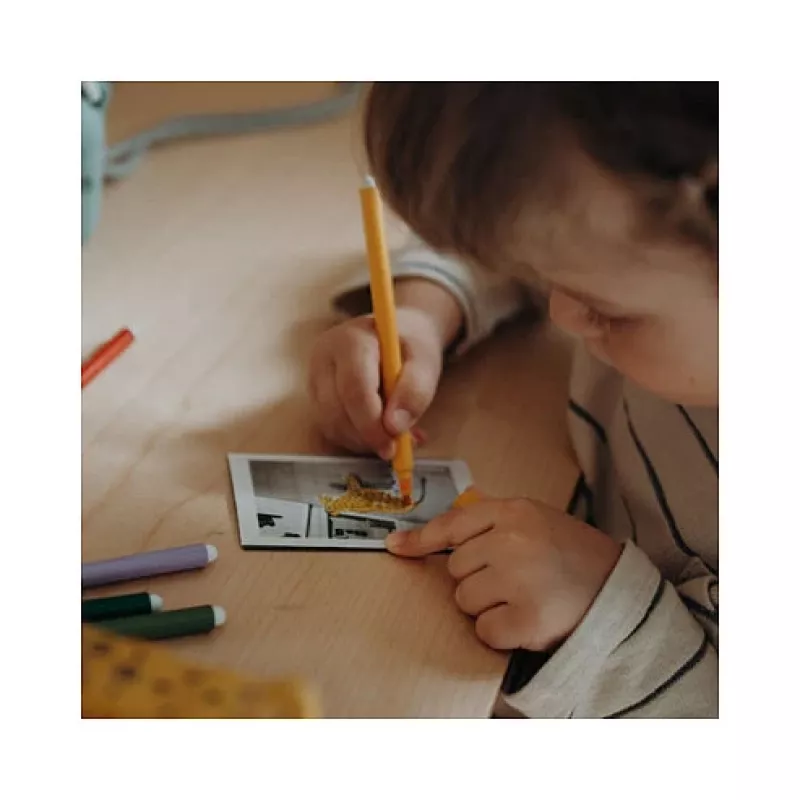 Fotocamera digitale per bambini KIDYWOLF Kidyprint verde bianco