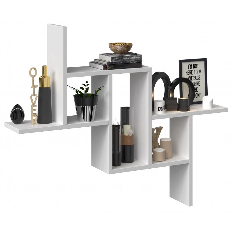 FIESTA mensola a sospensione 85x15x73,5 cm, bianco