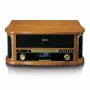 Lenco TCD-2571WD giradischi con lettore di cassette, DAB+, FM, Bluetooth, USB, 10 W, legno