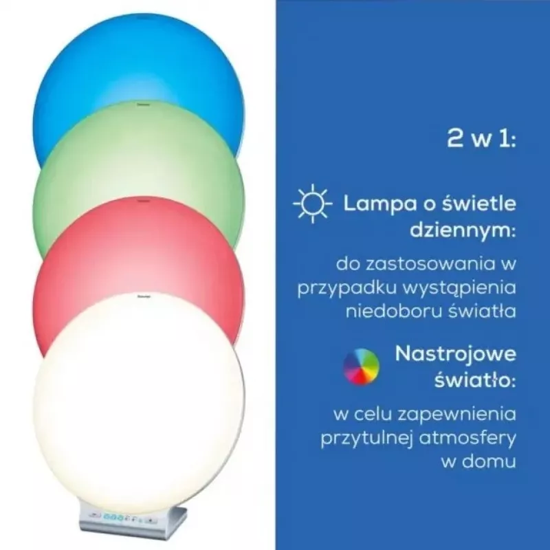 Lampada per fototerapia Beurer TL100 – intensità 10.000 Lux, design a risparmio energetico