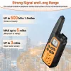 Walkie-talkie Baofeng BF-T25E arancione, 2 pezzi