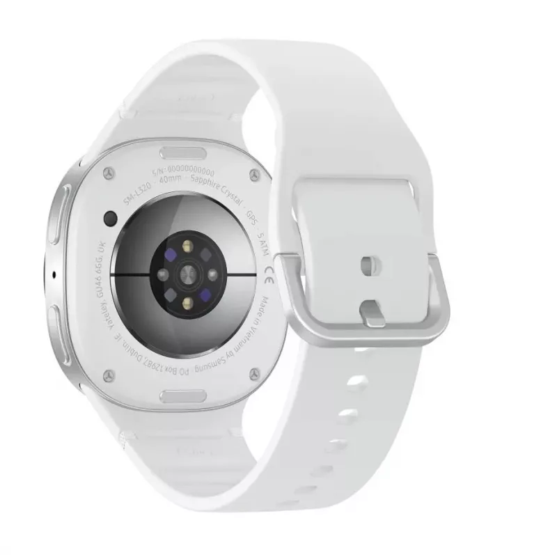 Samsung Galaxy Watch 8 3,3 cm (1,3 inch) AMOLED 40 mm digitale 438 x 438 pixel touchscreen argento Wi-Fi GPS (satellitare)