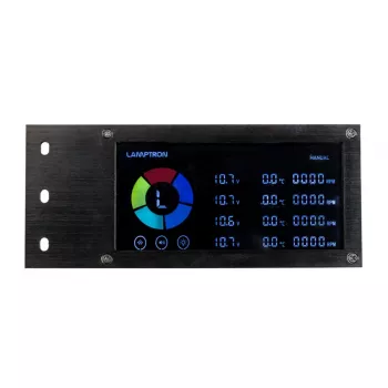 Controller ventole e LED RGB Lamptron SM436 PCI, nero