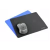 Gembird MP-S-BK tappetino per mouse, tessuto/gomma SBR, 220 x 180 mm, nero