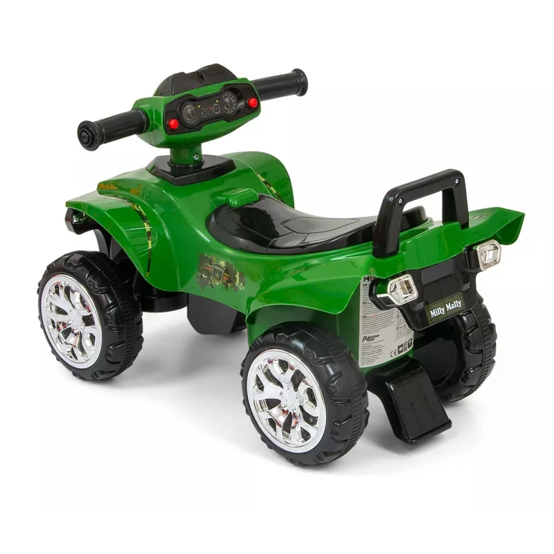 Veicolo a spinta milly mally Ride-on Monster Military modello 27515 per bambini piccoli