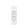 SurgePlus 8x presa Schuko 1xUSB-A 1xUSB-C 900J 2 m