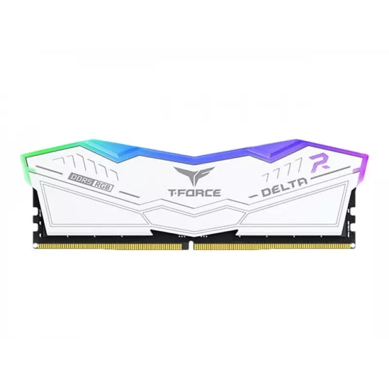 DIMM 32 GB DDR5-6000 (2x 16 GB) Kit dual, memoria RAM bianca, FF4D532G6000HC38ADC01, Delta RGB, INTEL XMP