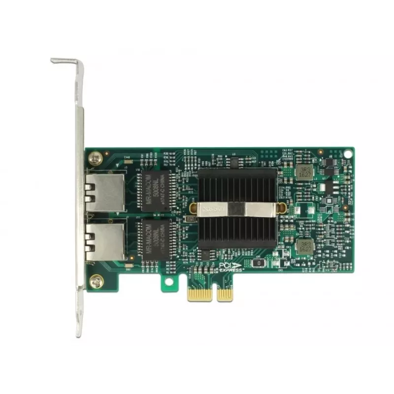 Scheda PCIe Delock 2x Gigabit LAN adattatore di rete