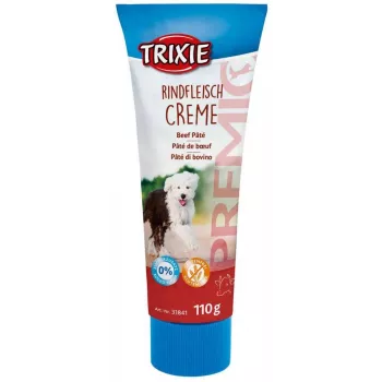 Snack per cani Trixie Premio Beef 110 g — pasta ipoallergenica in tubo, 14,3% proteine, 26,4% grassi, senza glutine, senza lattosio per cani adulti