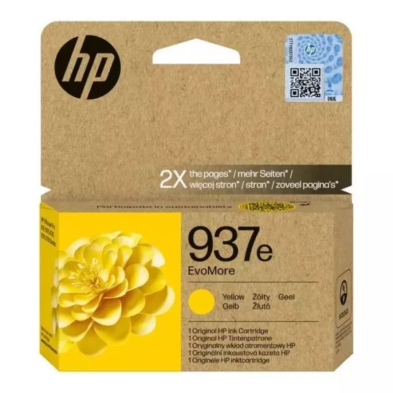 HP 937e EvoMore Cartuccia d'inchiostro originale gialla