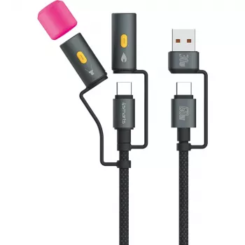 Cavo USB 4smarts 541060 USB 2.0 1m USB-C nero grigio