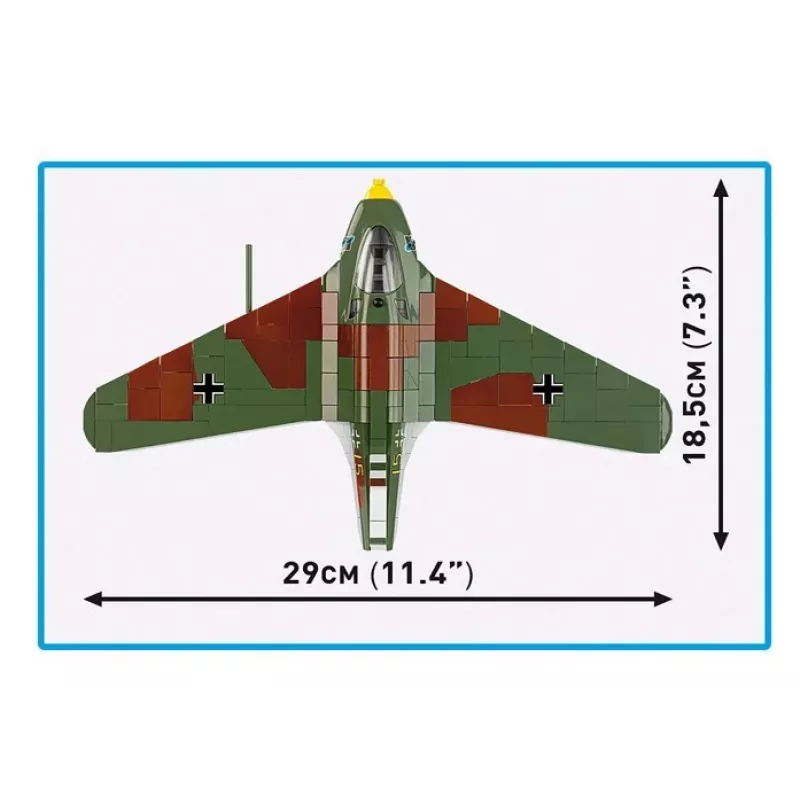 Mattoncini Messerschmitt Me 163B Komet 543 pezzi