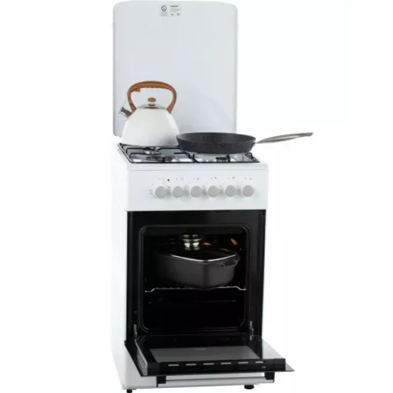 Cucina a gas/elettrica MPM MPM-56-KGE-03 bianca
