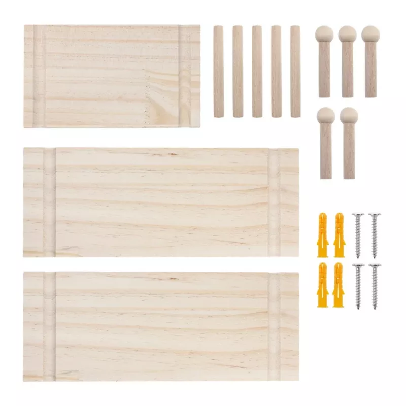 Maclean MC-130 WD pannello organizer in legno, 40x60 cm, max 20 kg