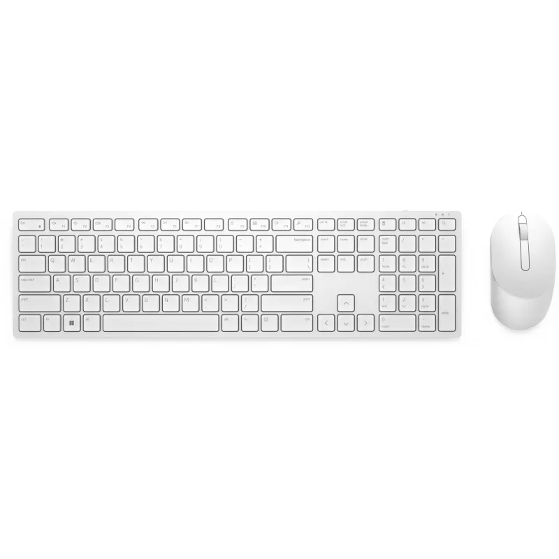 DELL Pro tastiera e mouse - KM5221W - Francese (AZERTY) - bianco