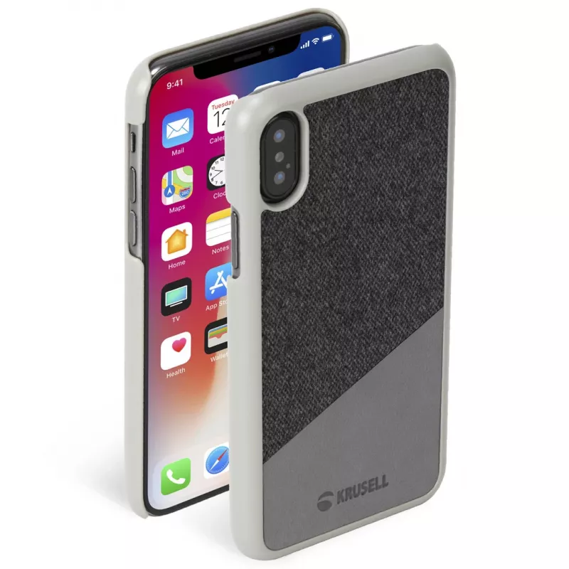 Cover Krusell Tanum iPhone X/XS 14,7 cm grigio