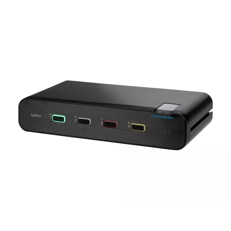 Belkin F1DN204KVM-UNN4 Universal Secure Dual-Head 4P switch KVM desktop
