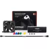 Noctua NF-A8 PWM chromax.black.swap NF-A8 PWM CH.BK.S ventola per case, 80 mm, 80x80x25 mm, 450–2200 giri/min, nera