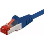 Cavo patch CAT 6 Wentronic Goobay, S/FTP (PiMF), blu, 15 m - LSZH senza alogeni, rame (68273)