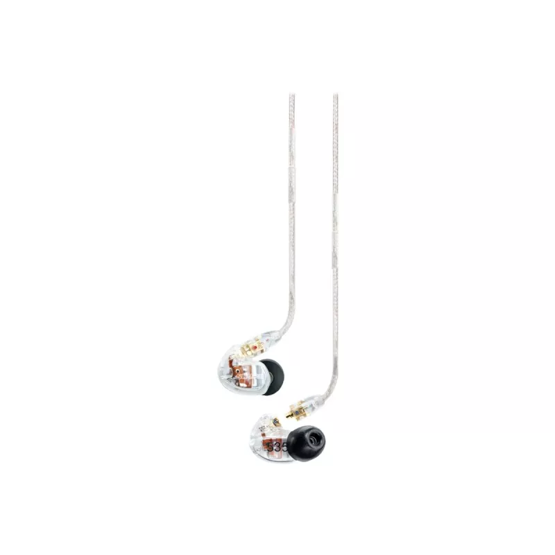 Shure SE535 cuffie con filo in-ear palco/studio trasparente