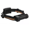 Torcia frontale Duracell DH1500R — nera/arancione, illuminazione ricaricabile a mani libere