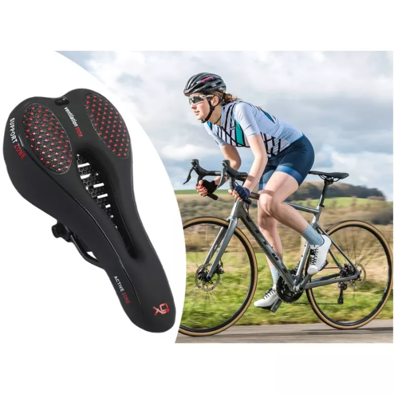 Extralink sella per bici, sportiva in schiuma morbida sottile