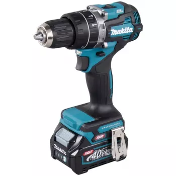 Makita - martello perforatore/avvitatore - a batteria - 2 marce - mandrino a corona dentata 13 mm - 64 N·m - 2 batterie, caricabatterie incluso - 40 V