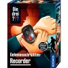 I tre registratori di messaggi segreti, set da detective