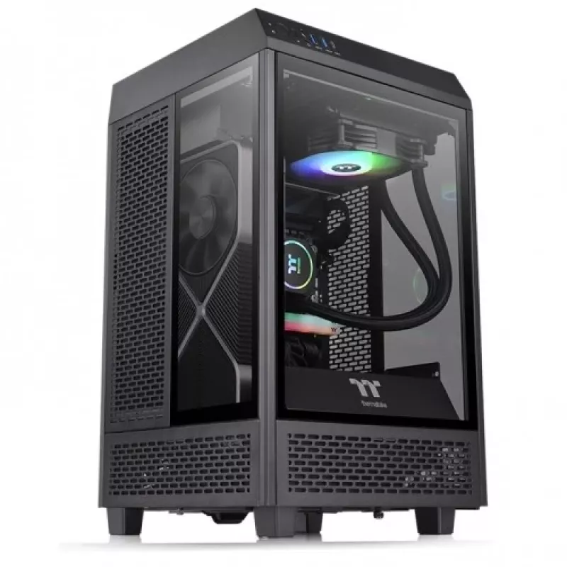Case PC Thermaltake The Tower 100 Mini Tower nero