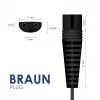 Alimentatore per rasoio Braun Akyga AK-PD-23, 12 V / 0,4 A, 4,8 W, 1,8 m