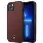 Mercedes MEHCP13SPSQRE iPhone 13 mini 5,4 rosso/rosso custodia rigida pelle motivo a stella