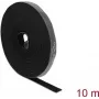 Nastro di fissaggio DeLOCK nastro velcro in rotolo L 10 m x L 15 mm grigio