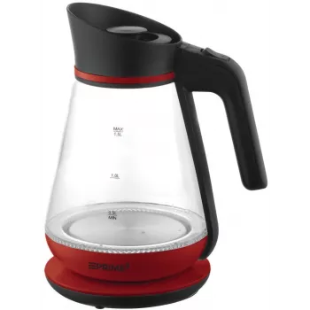 Bollitore PRIME3 1,5 L 2200 W rosso trasparente