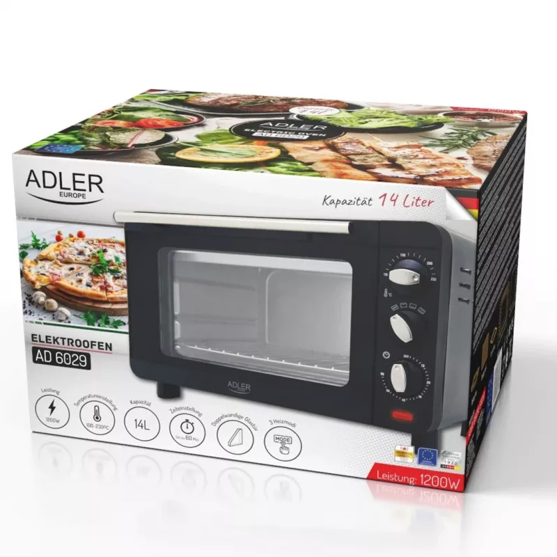 ADLER AD 6029 forno elettrico nero