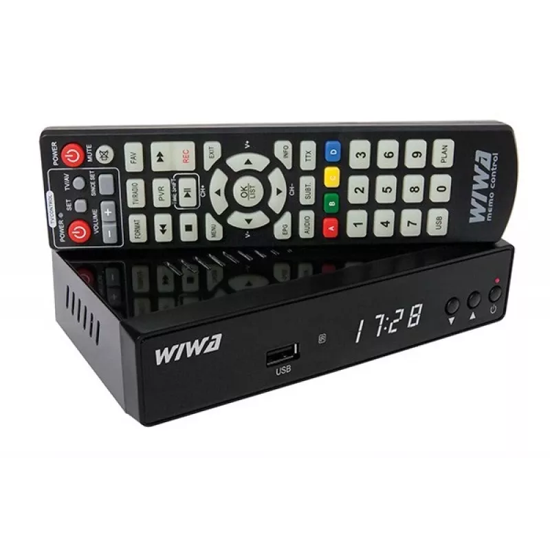 Ricevitore TV WIWA H.265 MAXX — sintonizzatore digitale DVB-T / DVB-T2 con supporto H.265 (HEVC)