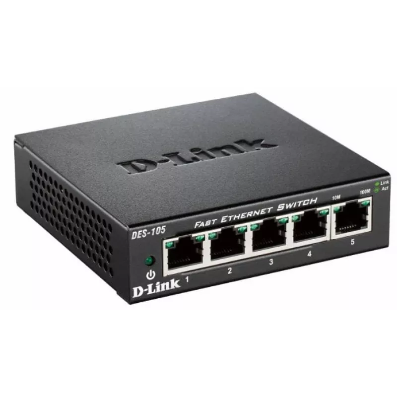 D-Link DES-105 unmanaged L2 nero
