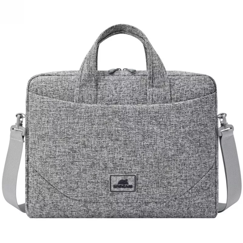 Borsa per laptop Rivacase 7921 per laptop da 14 pollici, grigio chiaro