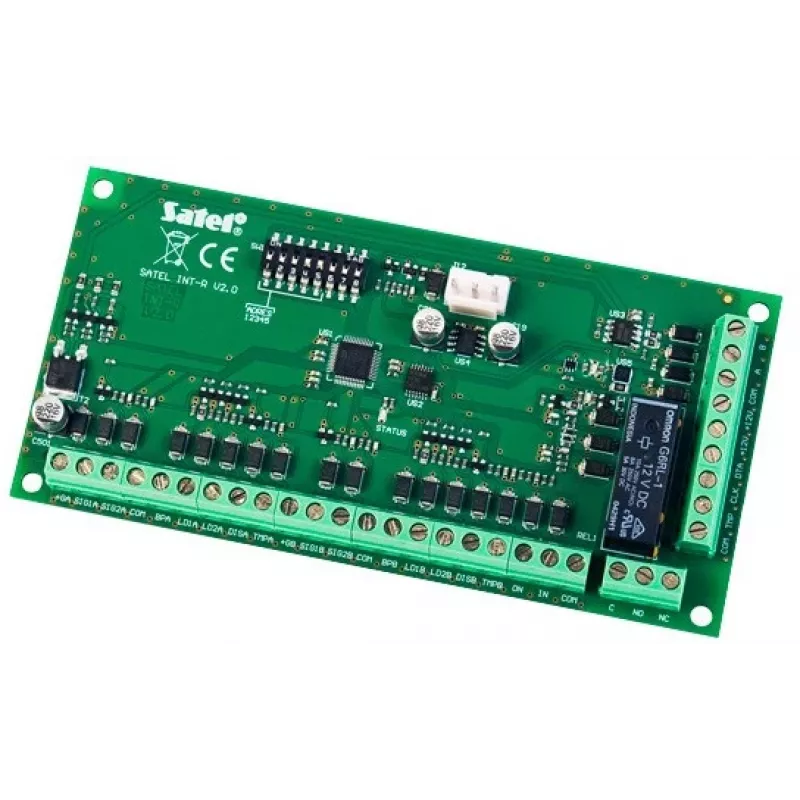 Lettore di schede magnetiche Satel INT-R verde