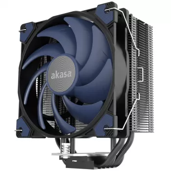 Dissipatore ad aria Akasa Alucia H4 12 cm nero blu cuscinetto idrodinamico